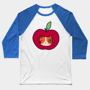 Apple Calico Cat Face Baseball T-Shirt